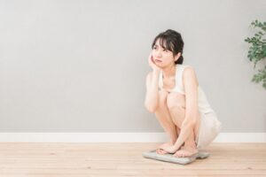 ダイエットの成果が出ない女性の写真